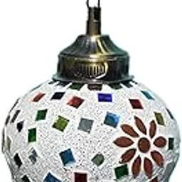 CRAFTVERRE Pendant/Hanging Light Home Decor Items, Ceiling Decorative Chandelier Home,Living Room Jhumar Lighting for Restaurant/Hotel(Bulb Not Included) (Pendant - 01, Metal Fitting, P1)-picture-32