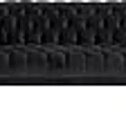Fabrique Supernova 3+2+1 Velvet Fabric 6 Seater Black Sofa Set-picture-10