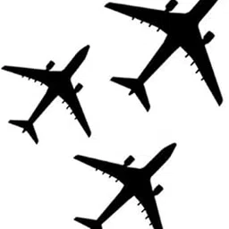 GADGETS WRAP Wall Decal Vinyl Sticker Wall Decoration - Three Airplanes Plane-image-8