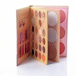 Flair Fusion Professional Beauty Multipurpose 4in1 Cosmetics Eyeshadow Makeup Book Palette-picture-10