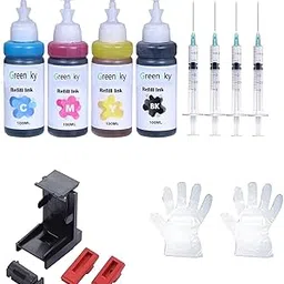 Greensky Refill Ink Kit Set Compatible for HP 805/860 / 861/803 / 680/678 / 682/818 / 802/901 / 703/704 / 702/831 / 830/46 / 21/22 / 27/28 / 56/57 cartridges Printers-image-14