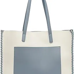miraggio Brooklyn Large Sized Tote Bag with Front Pocket for Women | Office Handbag for Women image 1