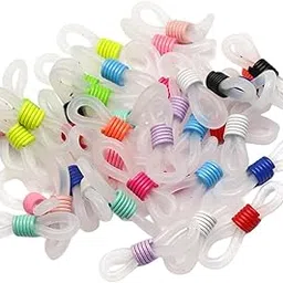 bnf 50Pcs Eye Glasses Spectacle Chain Strap Holder Loop Ends White |Crafts | Beads & Jewelry Making | Other Beads & Jewelry Making-picture-49