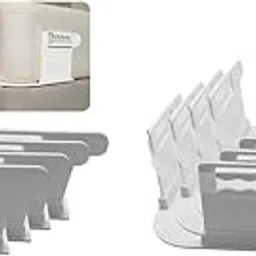 HASTHIP® Fitted Sheet Fasteners Set Invisible Bed Retainers Removable Holder Corner Anchor Clamps Locks Universal, Pack of 4 2PCS-picture-70