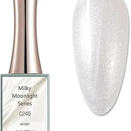 CANNI Gel Nail Polish Milky Moonlight Gel Series Nail Gel UV Gel Nail Art Starter Manicure Salon DIY at Home - C249-picture-14