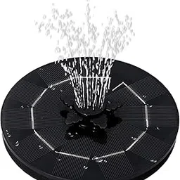 Ubersweet® 5V 3W Solar Fountain wi 3 Spray Modes Flower pe Nozzle Solar Powered Bird Ba Floating Fountains Free Standing Outdoor Fountain Brushl Water Pump for Pool Pond Garden Patio_-picture-17