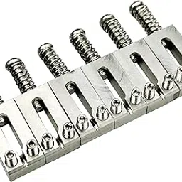 Kaynes 6PCS 10.5mm Guitar Bridge Saddles ââ‚¬â€œ Stainless Steel Tremolo Bridges Saddle for Fender Telecaster Tele Stratocaster Strat Style Electric Guitar Replacement (10.5mm)-image-19