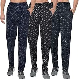 mack jonney Cotton Blended Regular Fit Pyjamas for Men (Pack of 3)-D1_PRT_1NVY_1MLG_D1_BLK_0003-P-picture-25