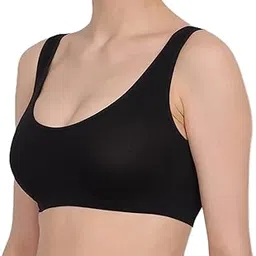 Women Cotton Non Padded Non-Wired Air Sports Bra (Pack of 3) Free Size 32-36-picture-22