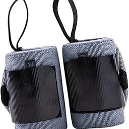 JAZZY PEARLS® 2Pcs Fitness Wrist Straps Wrist Support for Basketball Weightlifting Workout Gray-Sporting Goods-Fitness, Running & Yoga-Strength Training-Wrist & Knee Wraps-2 Fitness Wrist Wraps-image-61
