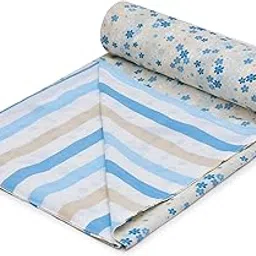 RUSTIC LINEN 100% Cotton Single Duvet/Quilt/Razai/Comforter Cover 57" x 87" Inch (Maroon)-image-4