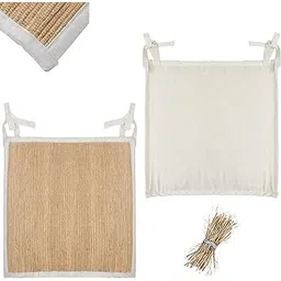 Ayurvedic Wellness Seat Cushion (Ushira/Vetiver/Ramacham/Khus Khus/Lavancha Roots) for Office & Home | Cooling Support | Compatible with Cushions & Cushion Covers | Natural Chair Cusion | 18x18 inches-picture-31