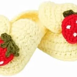 wooliewinks Handmade Crochet Bunny Booties for Newborn | White Baby Booties | Soft Cotton Yarn Baby Shoes | Amigurumi Bunny Newborn Footwear | Handmade Shower Gift | Crochet Crib Shoes-picture-30