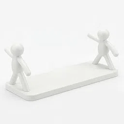 Wall Mounted Plastic Bathroom Shelf/Wall Shelf/Wall Mounted Shelf/Self Adhesive with 1 Self dhesive Stickers (White)-picture-10