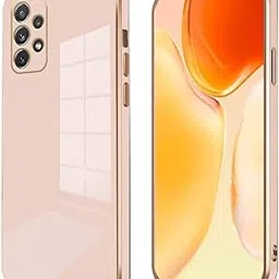 Erams Online for Samsung Galaxy A52 / Galaxy A52s 5G Plating Square Gold Frame Phone Case Luxury Soft Silicone Back Cover for Samsung Galaxy A52 / Galaxy A52s 5G (Pink)-picture-33