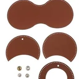 FABLOFT® 2xLeather Coin Purse Making Craft Kit Brown-picture-16