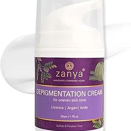 Zanya Depigmentation Body Cream 50G | Hydrating Body Moisturizer with Argan, Liquorice & Amla | Depigmentation Cream for Women & Men | Reduces Pigmentation & Uneven Skin Tone | Free Miniature Included-picture-37