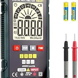 HTC-11S-3½ Digits Ture RMS,NCV, Live Wire Detector (Auto Mode) Smart Digital Multimeter (Green 4000 Counts)-picture-30