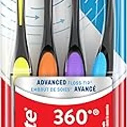 Colgate 360 Total Advanced Floss Tip Toothbrush Soft 4 pack-image-38