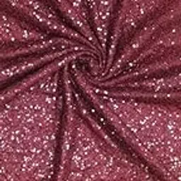 Lamoksh Sequin Fabric - Sparkly Glitter Mesh by The Yard for Dress DIY Sewing or Wedding/Party Decor-picture-22
