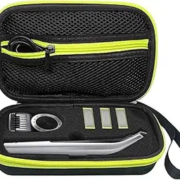 M.G.R.J Unisex Portable Carrying Case Cover for Philips Norelco Oneblade QP6510/70, QP6520/70 Hybrid Electric Shaver (Hard|EVA|Black)-image-32