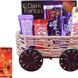 SFU E Com Waffery And Almond Chocolate Hamper| Diwali Chocolate Gift | Premium Diwali Greeting Card with Chocolate Hamper | Chocolate Gift Hamper | 1576-picture-27