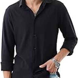 snitch Men's Casual Shirt | Slim Fit Full Sleeve Classic Collar Textured Design | Premium Polyester Blend & Lightweight Fabric for Everyday Wear-picture-18
