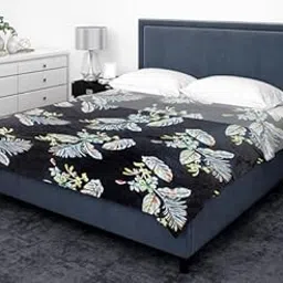 Status Contract Premium Flannel Double Bed Travel Flannel - Luxury Top-Sheet (200 X 235 cm, Multicolour) (Design-33)-picture-25