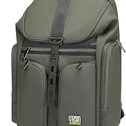 Urban Jungle Soho Workpack, 25Ltrs Water Resistant, Premium Polyester Laptop Backpack for Men and Women, Olive-picture-41