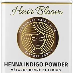 Hair Bloom Natural Brunette Hair Color- Herbal Henna & Indigo Mix Hair Color Powder- 12 individual sachets (10 gm each)- Reusable Brush & Tray Included- Shiny & Smooth- 12 Individual Sachets of Dye- Temporary Hair Color- Ammonia Free, Chemical Free by Pride of India-picture-14