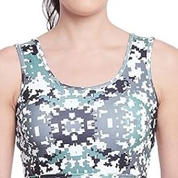 clovia Women's Polyester Lightly Padded Wire Free Sports Bra-picture-19