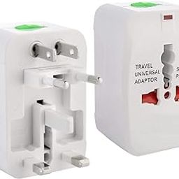 generic Universal International Travel Adapter - Oh My Dog -, All in One Worldwide Travel Adapter with 2 USB Ports with Multi Type Power Outlet USB 2.1A,100-250 Voltage Travel Charger(Pack of 2)-picture-26