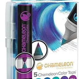 Chameleon Art Products 5-Colour Tops Set - PENS NOT INCLUDED (COOL TONES)-picture-30