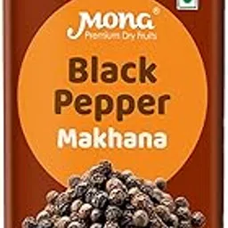 Mona Dry Fruits Roasted Black Pepper Makhana | Lightly Spiced Foxnut Snack | Crisp & Crunchy | 65g Airtight Jar-picture-20