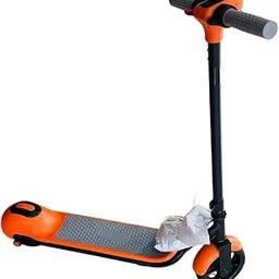 Eco-Cruise KDS-32 Kids Electric Scooter for Boys & Girls (Up to 12 Years) | Safe Speed 14 km/h | Bluetooth Music & Ambient Lights | 6.5" Wheels | Ideal Gift for Kids (Blue/Orange) (Orange)-picture-19
