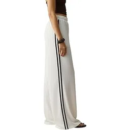 dockstreet Track Pant for Women || Baggy Fit || Track Pants || Full Elastic Jogger Track Pant ||-picture-40