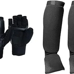 SHOPORA® Shin Guards Muay Thai Kickboxing Kickboxing Martial Arts Protective Shin Pad M | Boxing, Martial Arts & MMA | Protective Gear | Shin Guards-picture-25