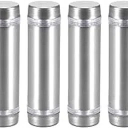 uxcell Glass Standoff Double Head Stainless Steel Standoff Holder 12mm X 44mm 6 Pcs-picture-18