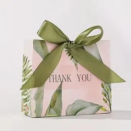 SATYAM KRAFT 10 Pcs Elegant Candy Folding Paper Box With Handle Favor Decorative Box for Him/Her, Valentine's Day, Gift Packing Box Romantic Gift for Birthday, Anniversary, Wedding, Return Gifts, Party, Packaging Material, Craft, Kids-image-54