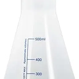 OCTA Plastic Erlenmeyer/Conical Flask with Screw Cap 500 mL Pack of 1–Durable, Chemical-Resistant, Leak-Proof, Lightweight, and Shatterproof – Ideal for Laboratory Mixing, and Transport of Liquids-picture-20