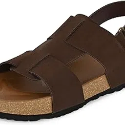 centrino Men’s Berkin-Style Slip-On Sandals | Open Toe Design | Soft PU Footbed | Lightweight & Comfortable | Arch Support | On-Grip Sole | Casual Outdoor Wear (9210)-picture-10