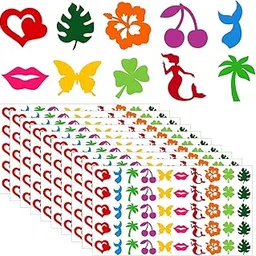 500 Pcs Tanning Sunbathing Stickers Self Adhesive Removable Body Stickers for Women Kids Summer Beach Face Body Accessories-picture-28