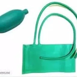 MICROTONE Blood Pressure Green Long/Short Tube Armlet/Rubber Bag With Bulb for Sphygmomanometer, LED, LCD Blood pressure Machine-picture-35