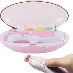 Baby Electric Nail Trimmer for Baby Nail Cutter for New Born Baby with 6 Grinding Heads Automatic Set Safe Nail Trimmer Kit for Kids Toddler Toes and Fingernails(Multicolor) Nil Exporttanza-P4592-picture-15