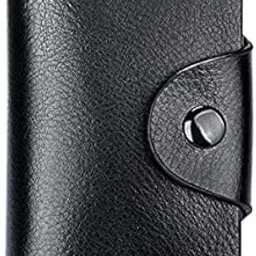 wekonnect ; Leather Credit Card Holder Wallet | 11 Card Slots & 2 Money Pockets with Wallet Box | for Gifts on Christmas/Birthdays/Occassion for Both Men and Women (10.5 x 7.5 x 2.6 cm, Black)-picture-36