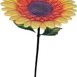MERISHOPP Flower Birdfeeder Bath Stick Into Ground Bath Tray Feeder for Yard Courtyard Golden Brown|Home & Garden|Yard, Garden & Outdoor Living|Bird & Wildlife Accessories|Birdbaths-image-49