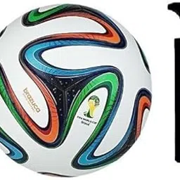 Colour Football for All Ages Suited for The Grass Fields | PU | Suitable for Grass |Practice Ball | Soccer Ball | for Men/Women | Football Size - 5 (with Pump)-picture-19