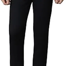 louis philippe Men's Slim Fit Mid Rise All Day Comfort, Premium Twill Jeans image 1