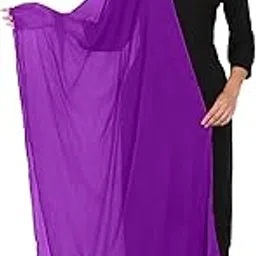 MYRAH Chiffon Solid Casual Daily Use Dupatta For Women's & Girls Length - 2.50 Meter_-picture-52