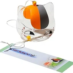 TRENDIVIBE Japanese Wind Chime Handmade Fengshui Bell Glass Bell for Patio Yard Outdoor-picture-25